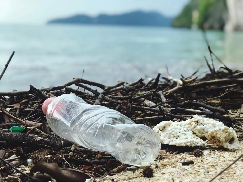 Nahaufnahmefoto Der Plastikflasche