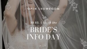 Was dich erwartet? Wedding-Profis vor Ort: Hochzeitsplanerin, Fotografin und Stylistin. Stelle all deine Fragen & hol dir die besten Insider-Tipps! Stöbere durch unsere aktuellen Kollektion und lass dich inspirieren.