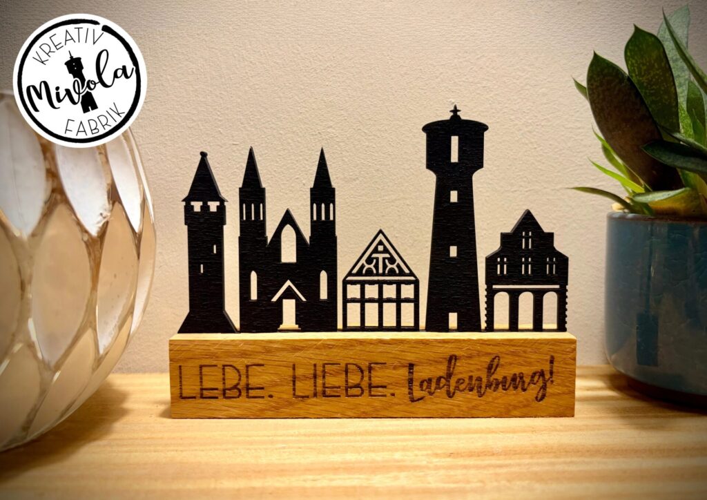 Aufsteller Skyline Ladenburg