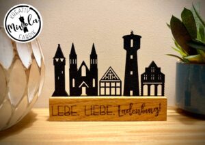 Aufsteller Skyline Ladenburg